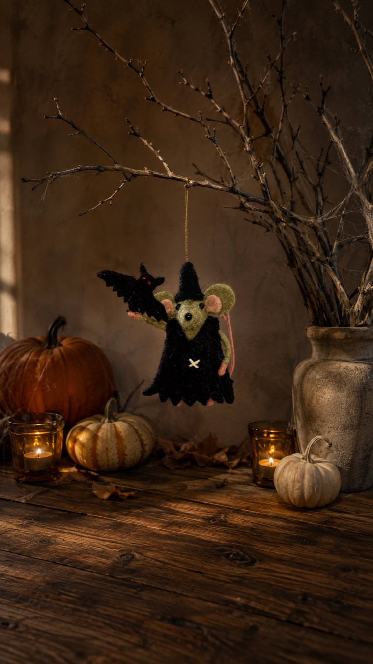 Agatha with Burt the Bat